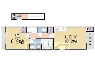 プリマヴェール M【2階】の間取り