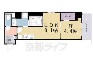 ファーストコート御池新町【7階】の間取り