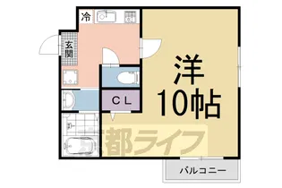 アークリード石山寺【2階】の間取り