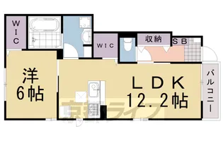 アプローズ明晴Ⅱ【1階】の間取り