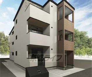 京都府京都市伏見区向島本丸町【アパート】の外観