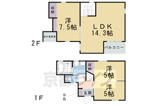 GOMON MOMOYAMA【1階】の間取り