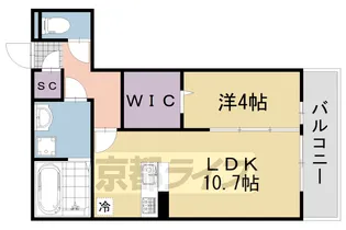 GRAMM佐野屋敷【1階】の間取り