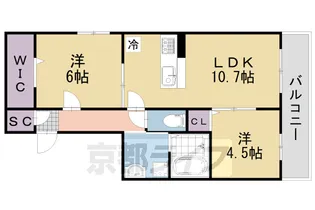 GRAMM佐野屋敷【1階】の間取り