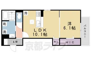 GRAMM北大路【1階】の間取り