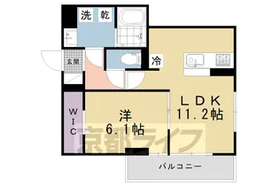 GRAMM北大路【3階】の間取り