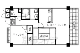 グランドゥール太秦【1階】の間取り