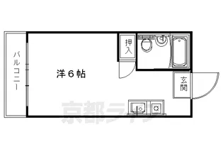 竹田ハイツ【3階】の間取り