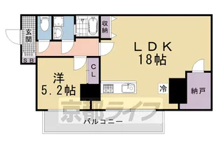 サンシティ四条西洞院【1階】の間取り