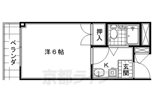 京都府京都市下京区西七条北衣田町【マンション】の間取り