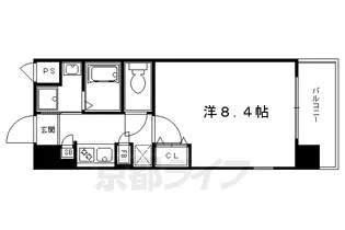APEX京都室町【3階】の間取り