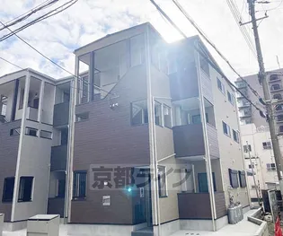 京都府京都市山科区四ノ宮神田町【アパート】の外観
