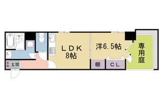 藤和シティホームズ御池【103号室】の間取り