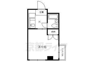 シティーハウスSAKA PARTⅡ【303号室】の間取り