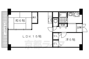 四条大宮グランドコーポ【10階】の間取り