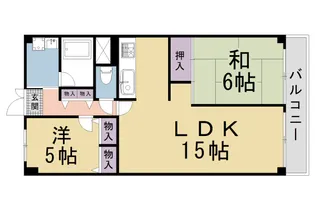 四条大宮グランドコーポ【1005号室】の間取り