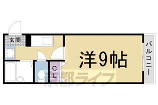 コモド嵯峨【306号室】の間取り