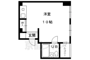 京都府京都市下京区菅大臣町【マンション】の間取り