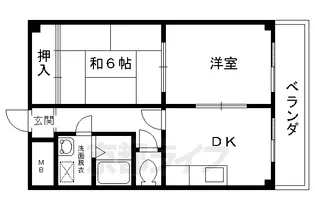 ラーク安田パートⅢ【207号室】の間取り