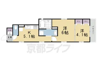 Keim【101号室】の間取り