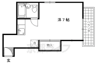 京都府京都市上京区中御門横町【マンション】の間取り