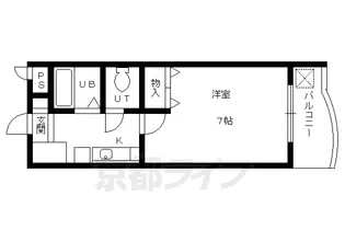 コマツマンション【416号室】の間取り