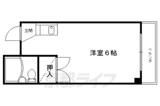 京都府京都市上京区福大明神町【マンション】の間取り