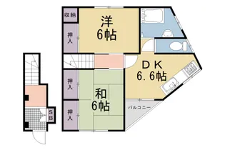 小川ハイツ【2号室】の間取り