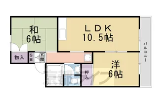 セジュール藤林【102号室】の間取り