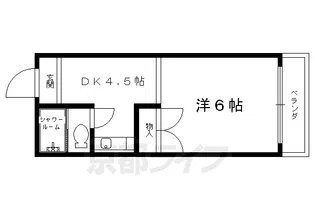 ロワールナカジマ【303号室】の間取り