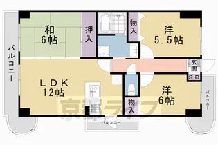 ロックフィールド【1003号室】の間取り