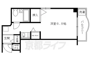 モリタマンション【202号室】の間取り