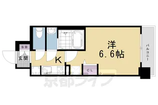 プラシード京都【2階】の間取り