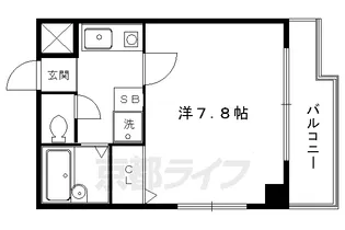 COZYスチューデントジュラク【6階】の間取り