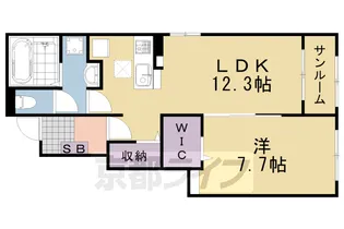 クレインコートⅡ【101号室】の間取り