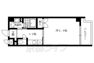ルピナス北山【310号室】の間取り