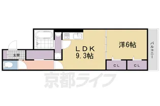 ロワジール【2階】の間取り
