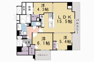 京都府京都市上京区元頂妙寺町【マンション】の間取り