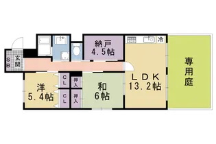 京都府京都市上京区北蟹屋町【マンション】の間取り
