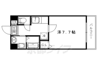 コーポ エル【1階】の間取り