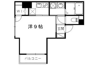 ウェルスアーリ天保【4階】の間取り