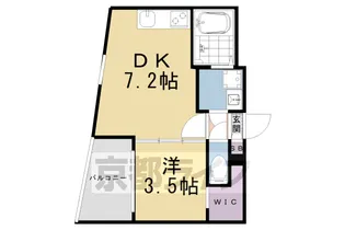 ファステート京都東寺グラン【3階】の間取り