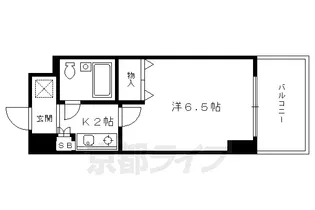 京都府京都市上京区福大明神町【マンション】の間取り