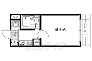 京都府京都市上京区大心院町【マンション】の間取り