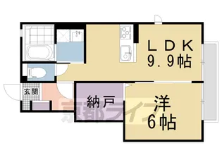 Dwell Kishi Ⅰ【1階】の間取り
