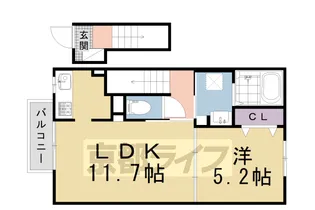離宮Ⅲ【2階】の間取り