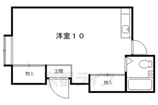 CASA TAKAMURA【1-D号室】の間取り