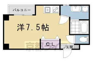 きんこん館【221号室】の間取り