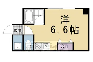 きんこん館【315号室】の間取り