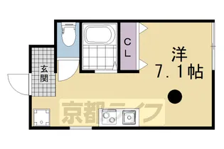 きんこん館【201号室】の間取り